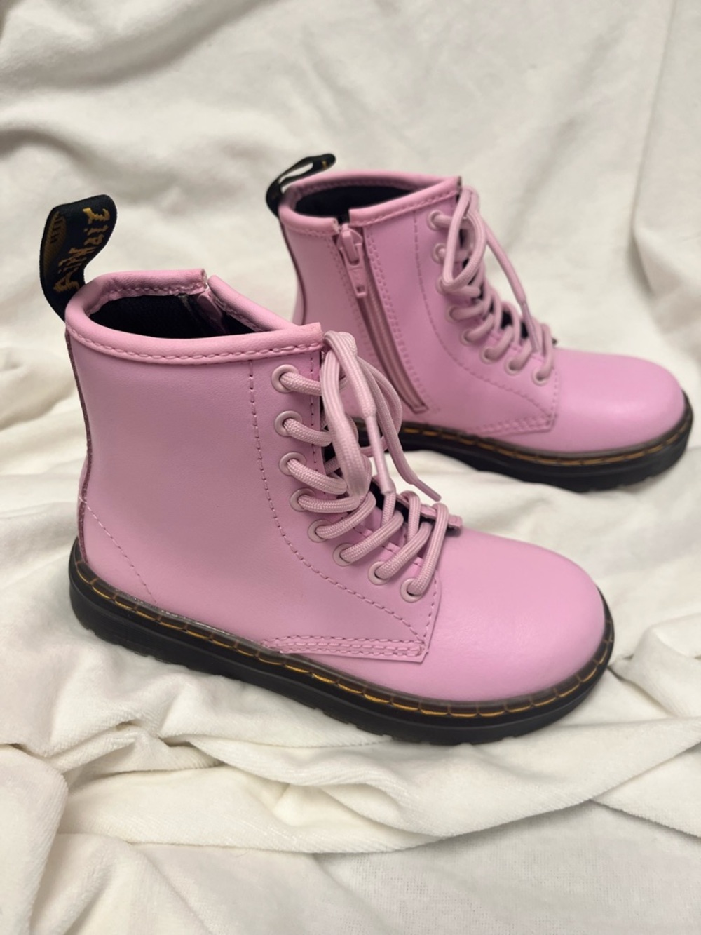 Girls Dr Martens Zavala J Combat Boot - Picture 3 of 7